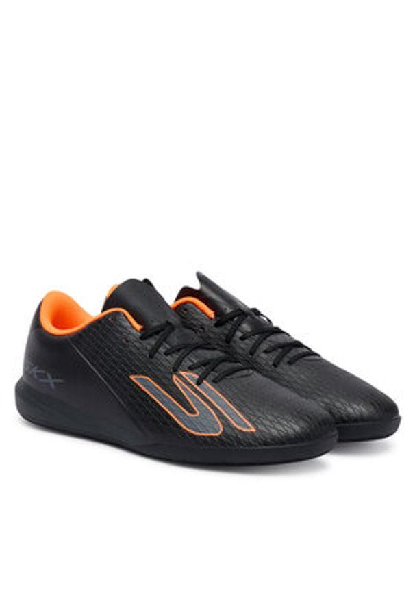 skechers - Skechers Buty do piłki nożnej Club Ic 252136 BKOR Czarny. Kolor: czarny. Materiał: skóra