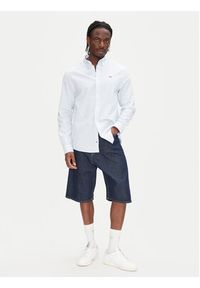 Tommy Jeans Koszula DM0DM20875 Błękitny Regular Fit. Kolor: niebieski. Materiał: bawełna #4