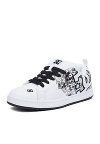 DC Shoes Sneakersy CEOWB-MP40-160W Biały. Kolor: biały. Materiał: skóra #5