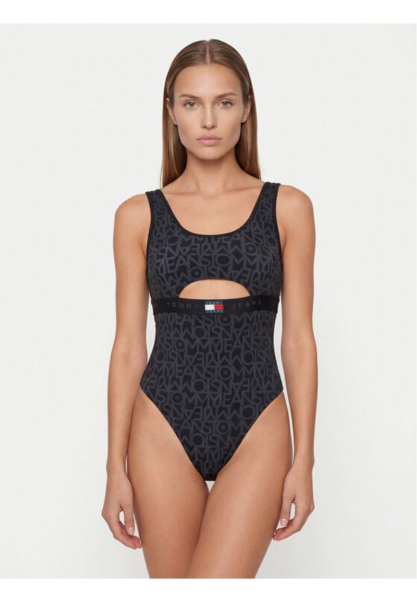 TOMMY HILFIGER - Tommy Hilfiger Strój kąpielowy UW0UW06589 Czarny. Kolor: czarny. Materiał: syntetyk