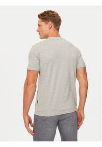 SCHOTT N.Y.C. T-Shirt TSLOGO Szary Regular Fit. Kolor: szary. Materiał: bawełna #4