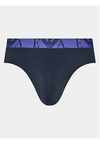 Emporio Armani Underwear Komplet 3 par slipów 111734 4R715 70435 Granatowy. Kolor: niebieski. Materiał: bawełna