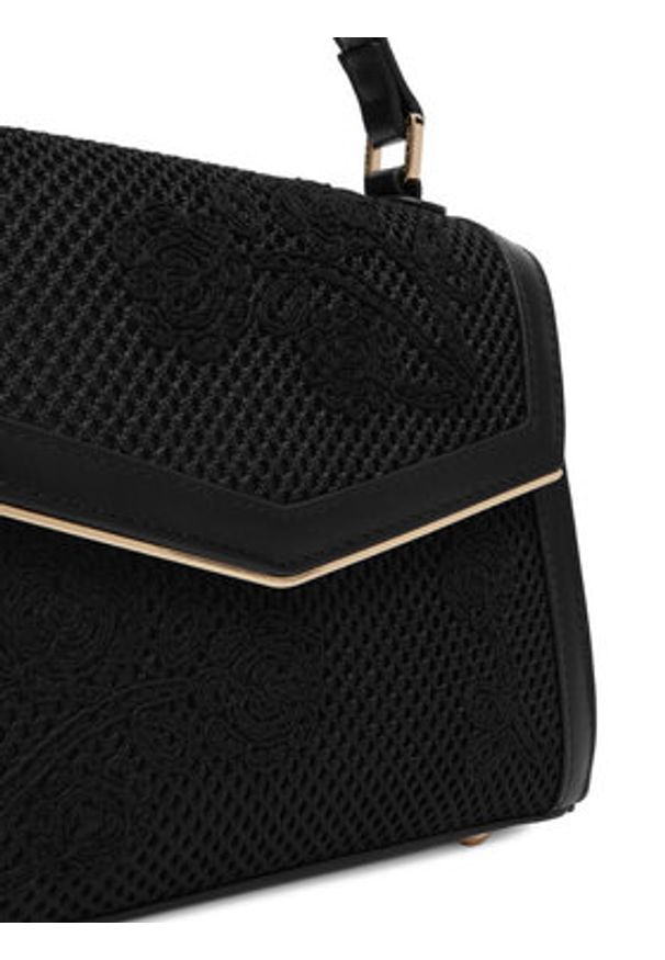 Nine West Torebka CEO-Wall Street Glow-KY318 Czarny. Kolor: czarny. Styl: street