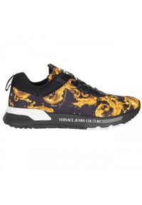 Versace Jeans Couture Sneakersy 80YA3SA1 Czarny. Kolor: czarny. Materiał: materiał #1