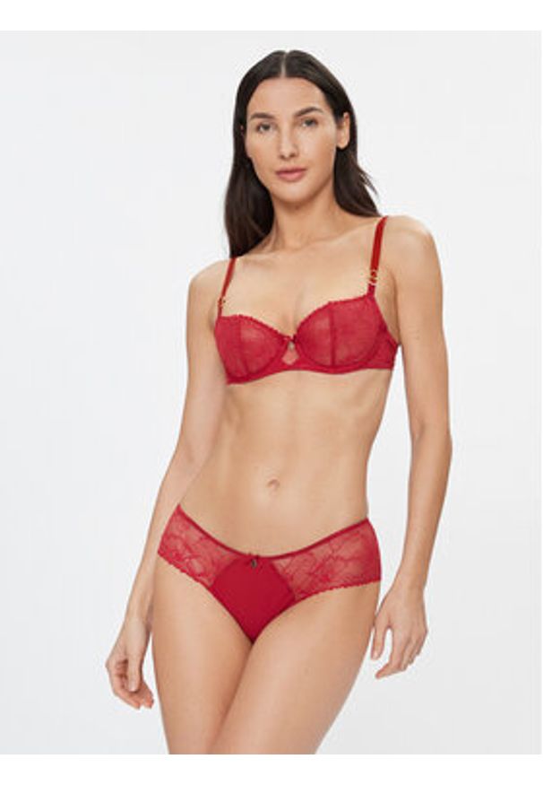 Chantelle Biustonosz C21U50 Czerwony. Kolor: czerwony. Materiał: syntetyk