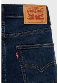 Levi's® - Levi's szorty jeansowe dziecięce kolor granatowy. Okazja: na spotkanie biznesowe, na co dzień. Kolor: niebieski. Materiał: jeans. Styl: biznesowy, casual #3
