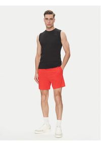 Kappa Tank top Logo Corpo Cadwal 303HZB0 Czarny Regular Fit. Kolor: czarny. Materiał: bawełna