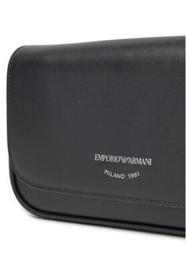 Emporio Armani Torebka Y3H294 Y478E 80001 Czarny. Kolor: czarny. Materiał: skórzane