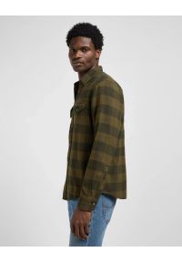 Lee - MĘSKA KOSZULA LEE CLEAN WESTERN SHIRT ARMY GREEN BUFF 112371320 #5