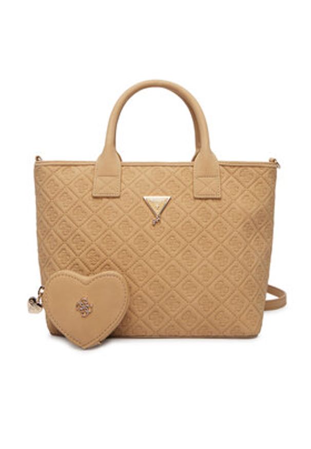 Guess Torebka J6GZ37 WR200 Beżowy. Kolor: beżowy. Materiał: skórzane