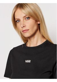 Vans T-Shirt Shea Rouched VN0A4PP7 Czarny Regular Fit. Kolor: czarny. Materiał: bawełna #3
