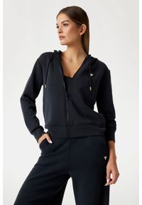 Guess - GUESS Czarna damska bluza Olympe. Kolor: czarny