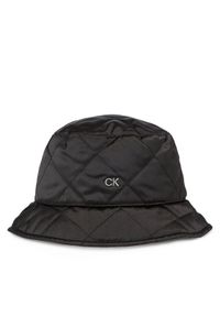 Calvin Klein Kapelusz Diamond Quilt Bucket Hat K60K611512 Czarny. Kolor: czarny. Materiał: syntetyk