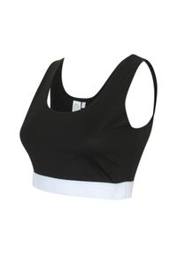 SKINNI FIT - Modny Top Damski / Damski. Kolor: biały, wielokolorowy, czarny