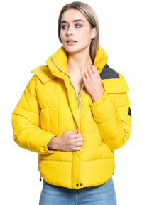 Lee - KURTKA DAMSKA LEE PUFFER JKT LEMON ZEST L56VUMMM. Kolor: żółty