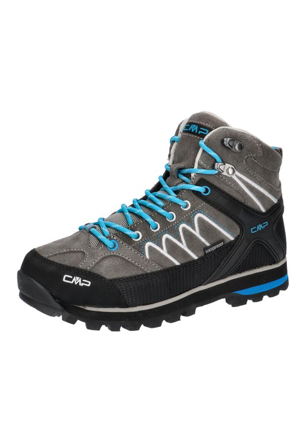 Buty trekkingowe damskie CMP Moon Mid WP. Kolor: wielokolorowy, niebieski, szary. Styl: sportowy