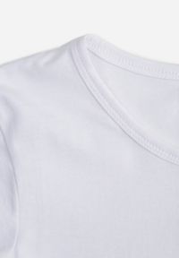 Renee - Biały Casualowy T-shirt z Bawełny Zeiasha. Okazja: na co dzień. Kolor: biały. Materiał: bawełna. Styl: casual #5