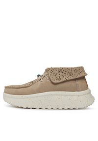 Hey dude - Hey Dude Półbuty Wendy Peak Fold Boot Suede 40256-255 Beżowy. Kolor: beżowy. Materiał: zamsz, skóra