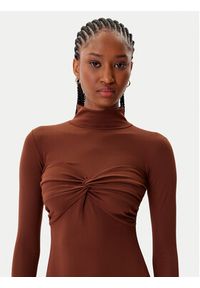 Artigli Sukienka koktajlowa ACAB003158 Brązowy Regular Fit. Kolor: brązowy. Materiał: syntetyk. Styl: wizytowy #5