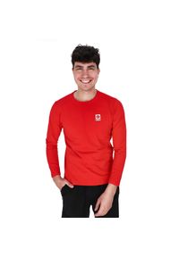 KEEZA - Bluza bawełniana Keeza Modo. Kolor: czerwony. Materiał: bawełna. Sport: piłka nożna