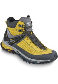 MEINDL - Buty turystyczne męskie Meindl Top Trail Lady Mid z membraną Gore – Tex. Kolor: czarny, żółty, wielokolorowy. Technologia: Gore-Tex