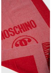 MOSCHINO - Moschino szalik. Kolor: różowy #2
