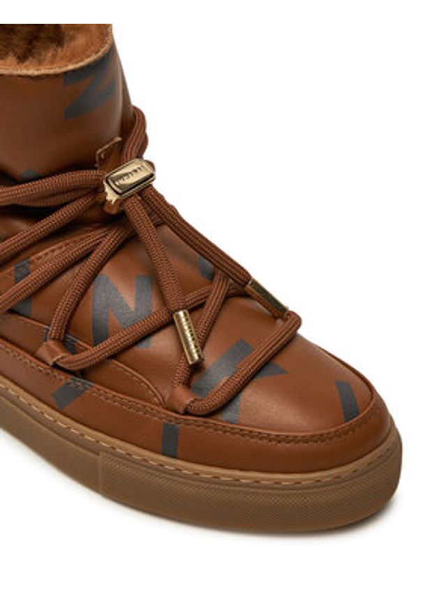 Inuikii Śniegowce Full Leather 75202-088 Brązowy. Kolor: brązowy. Materiał: skóra