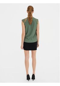 Vero Moda Bluzka Milla 10226072 Zielony Regular Fit. Kolor: zielony. Materiał: syntetyk