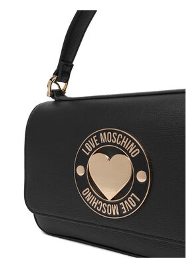 Love Moschino - LOVE MOSCHINO Torebka JC4367PP0NKG0000 Czarny. Kolor: czarny. Materiał: skórzane