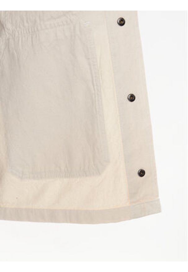Vans Kurtka przejściowa Hickory Stripe Drill Chore Coat VN0008G2 Écru Regular Fit. Materiał: bawełna