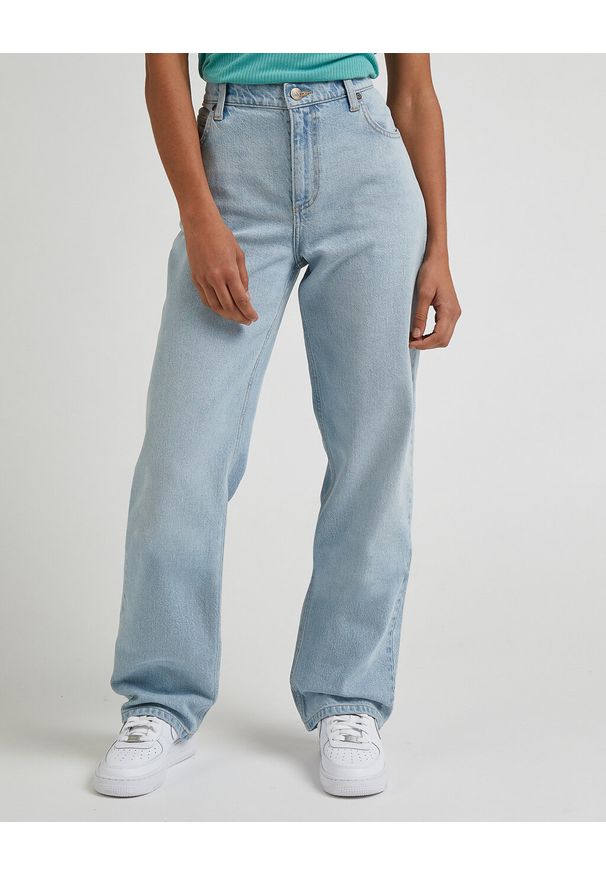 Lee - LEE JANE DAMSKIE SPODNIE JEANSOWE JEANSY DŻINSY SOFT DIFFUSED L34QHGB33 112330587