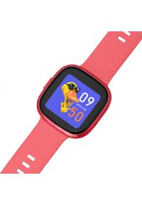 GARETT - Smartwatch Garett Kids Fit różowy. Rodzaj zegarka: smartwatch. Kolor: różowy. Styl: sportowy, casual, elegancki, młodzieżowy