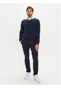 s.Oliver Sweter 2143174 Granatowy Regular Fit. Kolor: niebieski. Materiał: bawełna #3