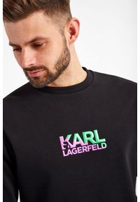 Karl Lagerfeld - BLUZA KARL LAGERFELD. Materiał: tkanina. Długość rękawa: długi rękaw. Długość: długie