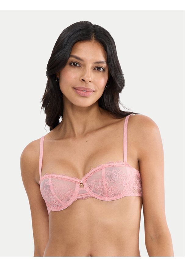 Triumph Biustonosz balkonetka Comfort Allure 10226412 Różowy jasny. Kolor: różowy. Materiał: syntetyk