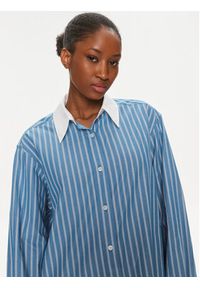 Samsoe & Samsoe - Samsøe Samsøe Koszula Salovas F24100170 Niebieski Loose Fit. Kolor: niebieski. Materiał: bawełna #4