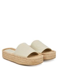 Calvin Klein Klapki Ebeth HW0HW02894 Niebieski jasny. Kolor: niebieski. Materiał: materiał #5