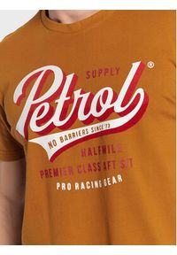 Petrol Industries T-Shirt M-3020-TSR602 Pomarańczowy Regular Fit. Kolor: pomarańczowy. Materiał: bawełna #3