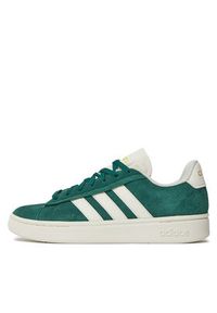 Adidas - adidas Sneakersy Grand Court Alpha IE1451 Zielony. Kolor: zielony. Materiał: skóra