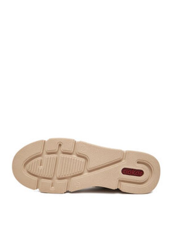 Rieker Sneakersy CEO-N5931-62 Beżowy. Kolor: beżowy. Materiał: materiał, syntetyk