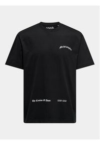 Only & Sons T-Shirt Apoh 22028207 Czarny Relaxed Fit. Kolor: czarny. Materiał: bawełna #3