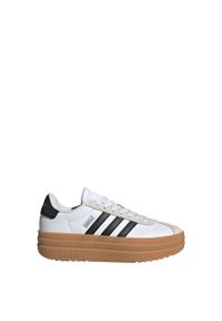 Adidas - Buty VL Court Bold Kids. Kolor: czarny, brązowy, biały, wielokolorowy. Sport: turystyka piesza