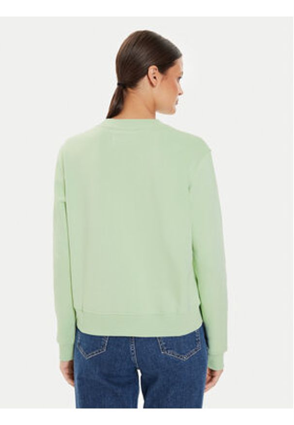 Calvin Klein Jeans Bluza Institutional J20J222548 Zielony Regular Fit. Kolor: zielony. Materiał: bawełna, syntetyk
