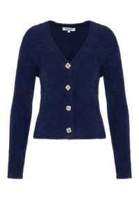 Morgan Kardigan 252-MCLEMI Écru Regular Fit. Kolor: niebieski. Materiał: syntetyk #1