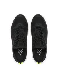 Calvin Klein Jeans Sneakersy Retro Tennis Sock YM0YM00590 Czarny. Kolor: czarny. Materiał: materiał #5