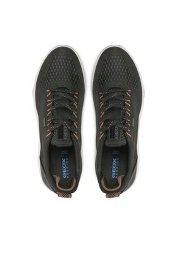 Geox Sneakersy D Spherica 4X4 B Abx C D2626C 0006K C0976 Czarny. Kolor: czarny. Materiał: materiał
