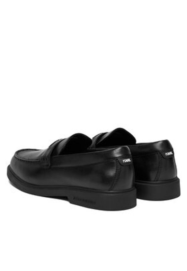 Karl Lagerfeld - KARL LAGERFELD Półbuty Kori KL21410 Czarny. Kolor: czarny. Materiał: skóra