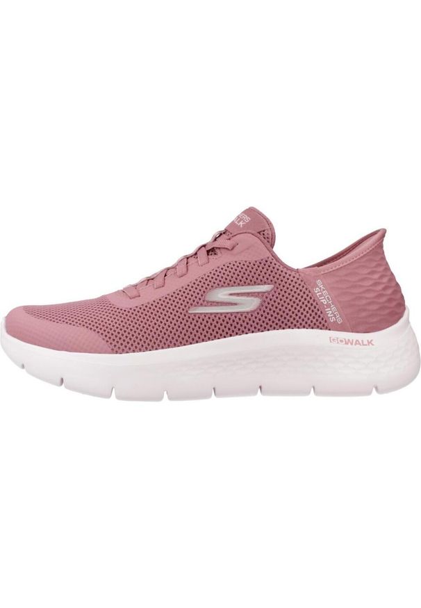 skechers - Tenisówki Skechers Model Slip-ins Go Walk Flex Kolor Rose. Kolor: różowy. Materiał: tkanina
