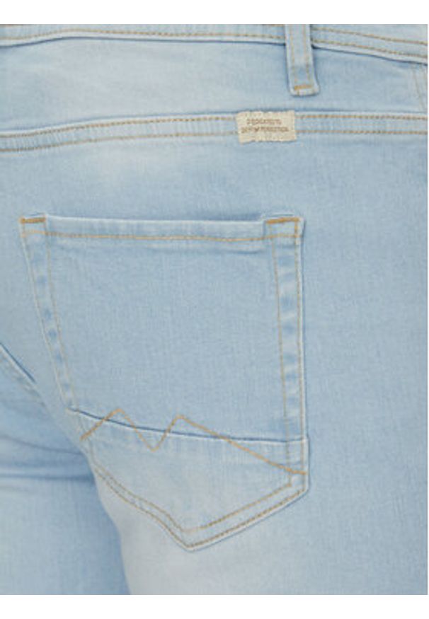 Blend Szorty jeansowe 20718125 Niebieski Regular Fit. Kolor: niebieski. Materiał: bawełna