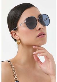 Michael Kors okulary przeciwsłoneczne damskie kolor niebieski. Kolor: niebieski #1